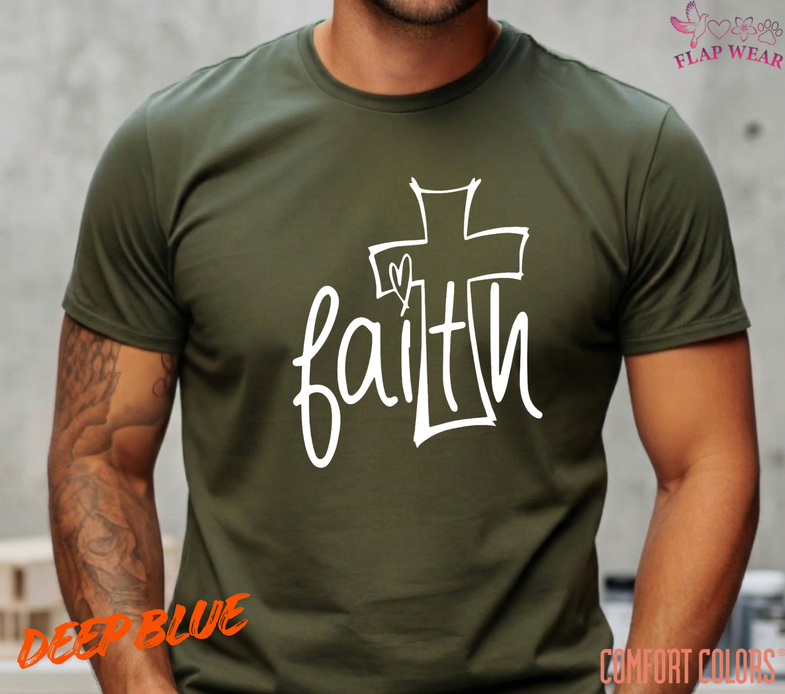Unisex Faith Over Fear T-Shirt, Men T shirt,Women T shirt Gift Christian Top gallery