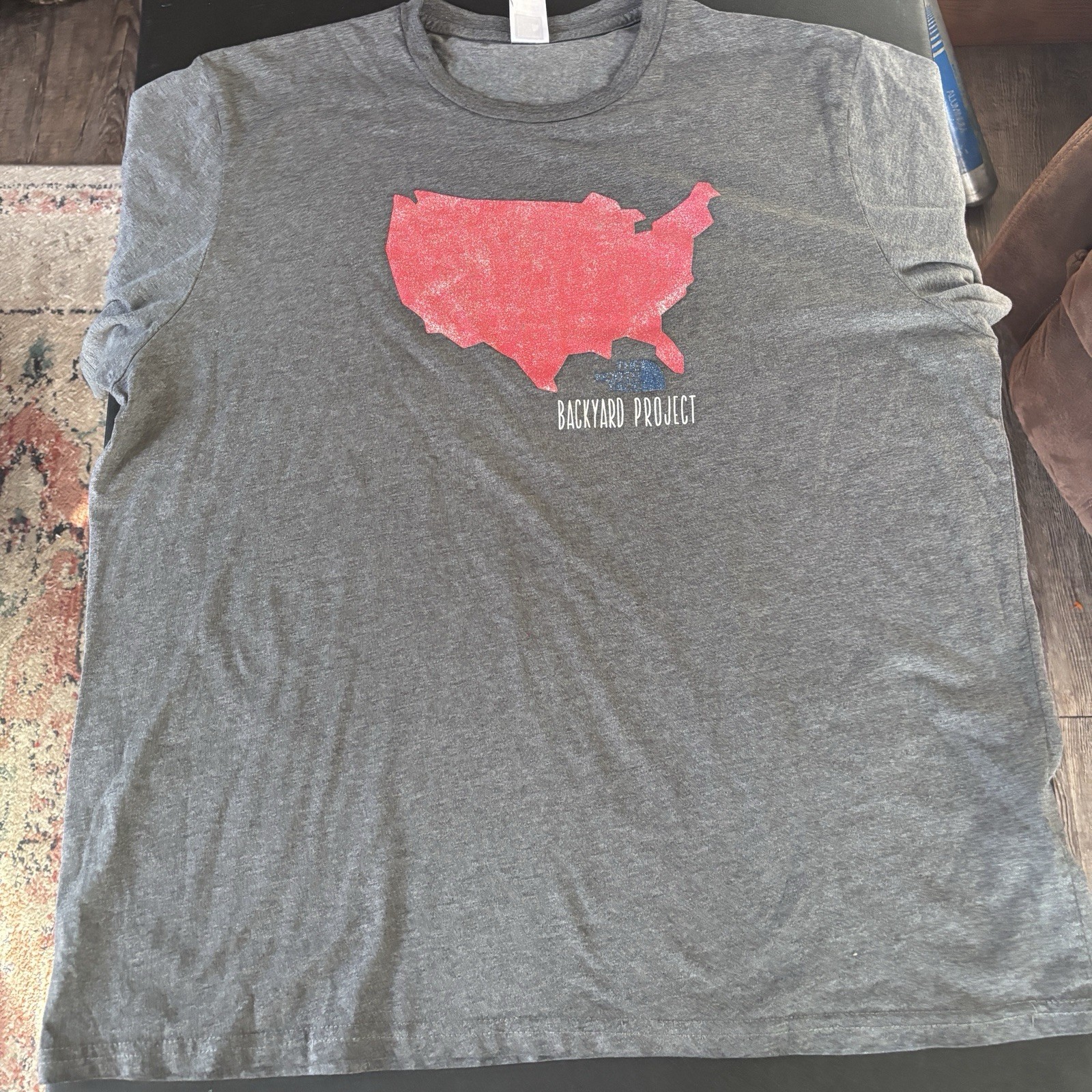 The North Face Men’s XXL T-Shirt Gray Classic Fit Backyard project