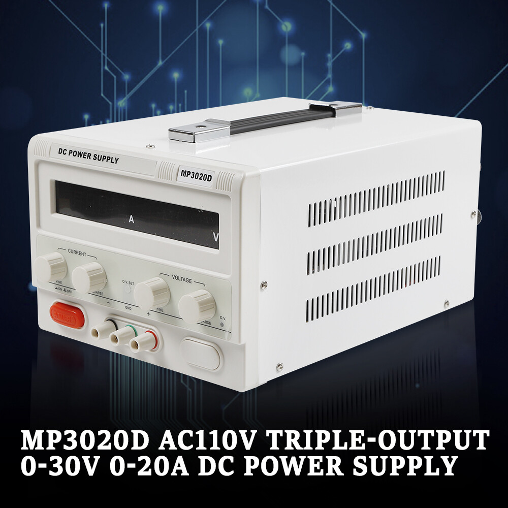 MP3020D DC Power Supply 0-32V 0-20A Adjustable with Precision Display