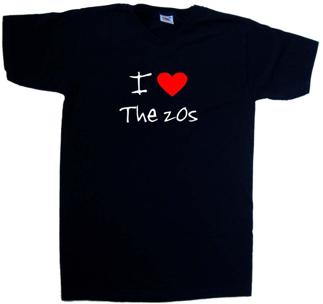 I Love Heart The 20s V-Neck T-Shirt
