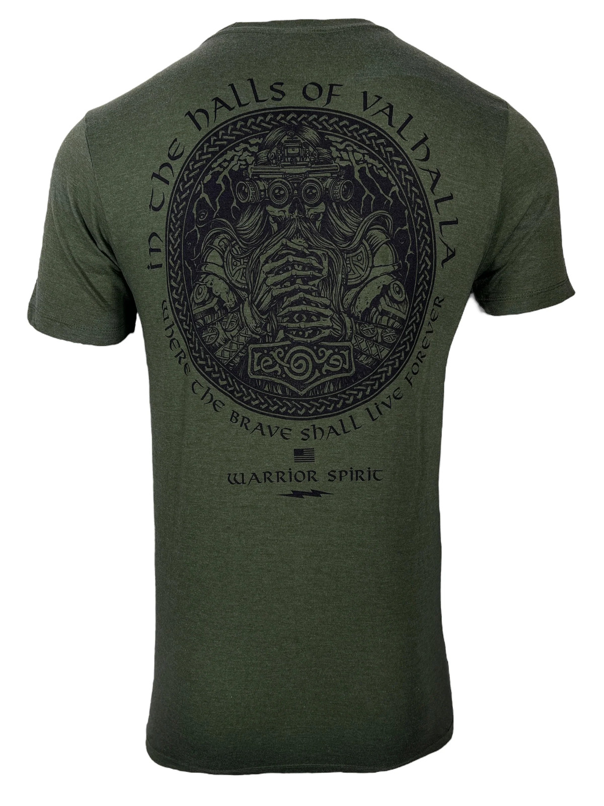 Howitzer Style Men's T-Shirt Valhalla Warrior Military Grunt MFG gallery