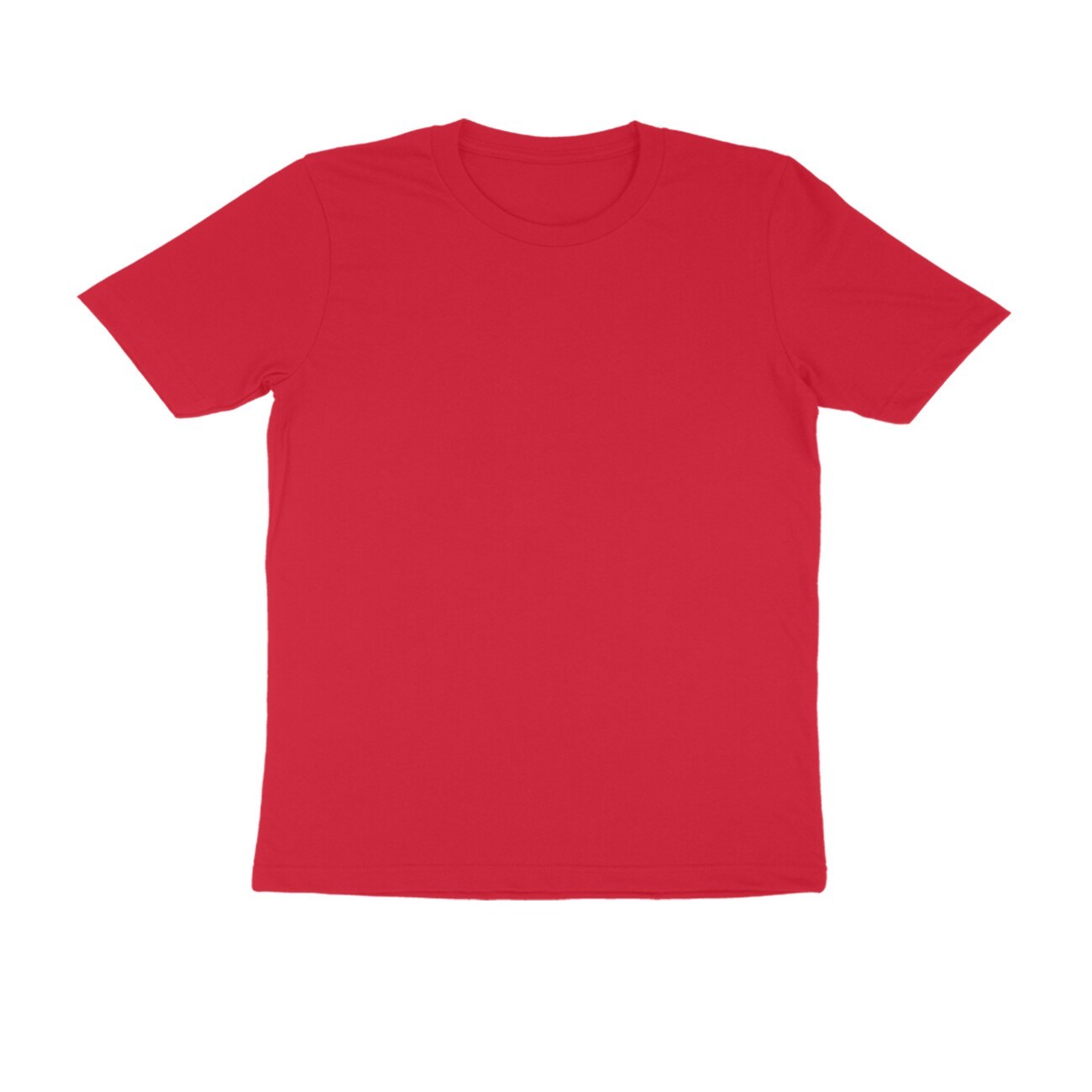 Round Neck Red Color Mix Size Half Sleeve Casual Wear T shirt For Men gallery