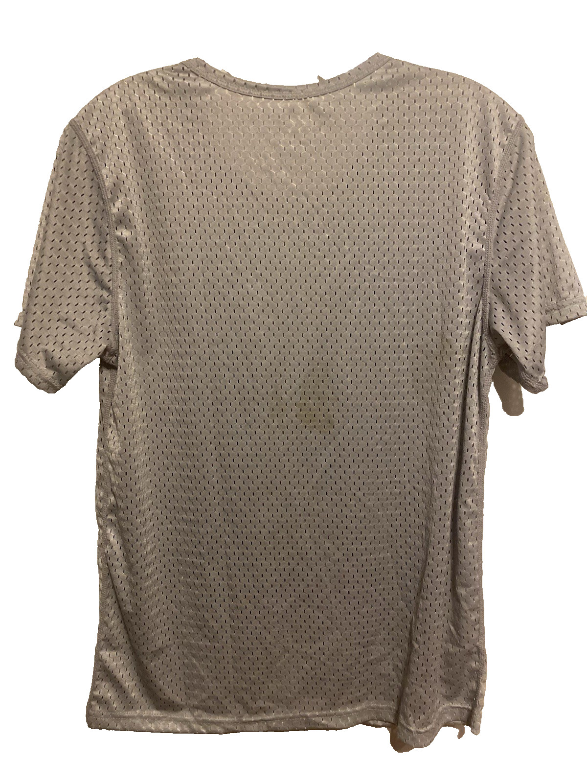 Men's Mesh T-shirt Quick-Drying Fitness NWOT size Medium US Gray Poly stretch gallery