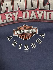 Harley-Davidson Large Chandler, Arizona T-Shirt Navy Blue Short Sleeve Tee