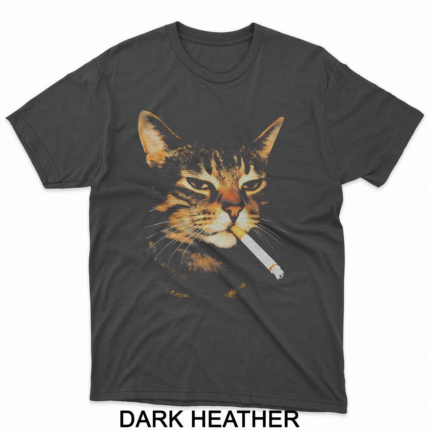 Funny Smoking Cat Retro 90S Graphic Cigarette Kitten Meme T-Shirt gallery