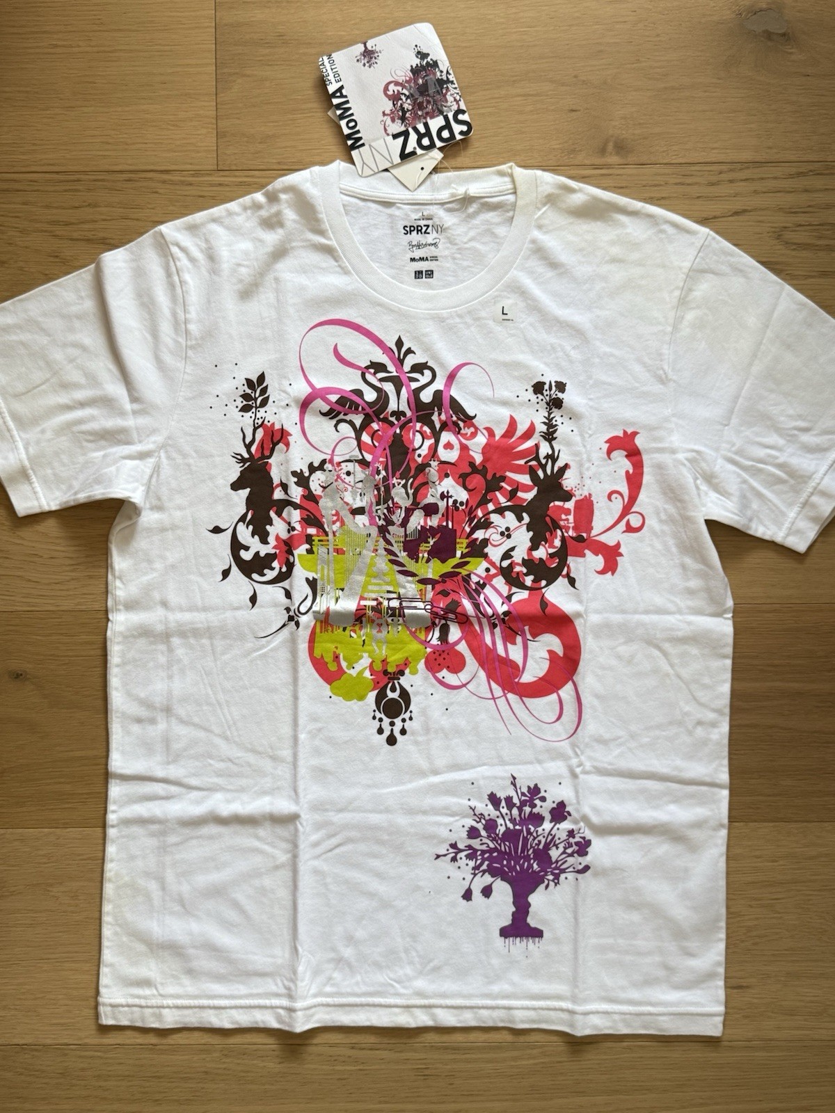 UNIQLO x MoMA x RYAN McGINNESS Art T Shirt - Size L - NWT *Flaws* gallery