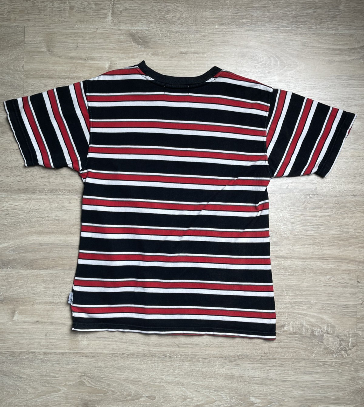 Vintage Bitch Skateboards Striped T Shirt Men’s Size Large 90S gallery