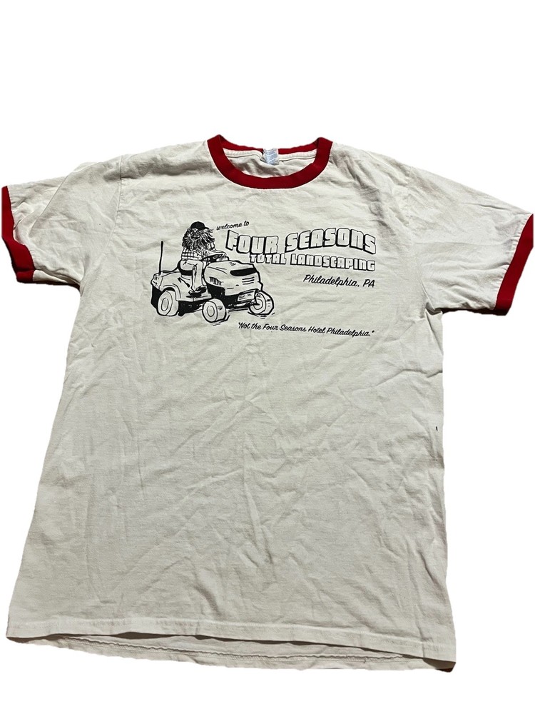 Gritty Four Seasons Total Landscaping Graphic T Shirt Mens MED Philadelphia PA