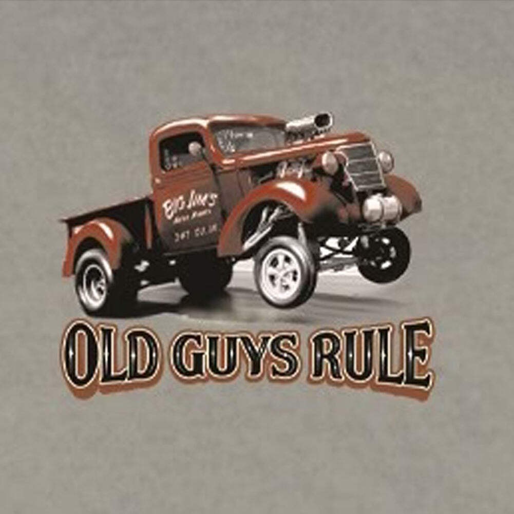 Old Guys Rule OG2242 - Iron & Octane T-Shirt - Gravel gallery