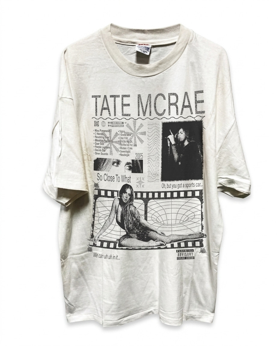 Vintage Tate McRae Concert T-Shirt, Unisex Pop Star Merch gallery