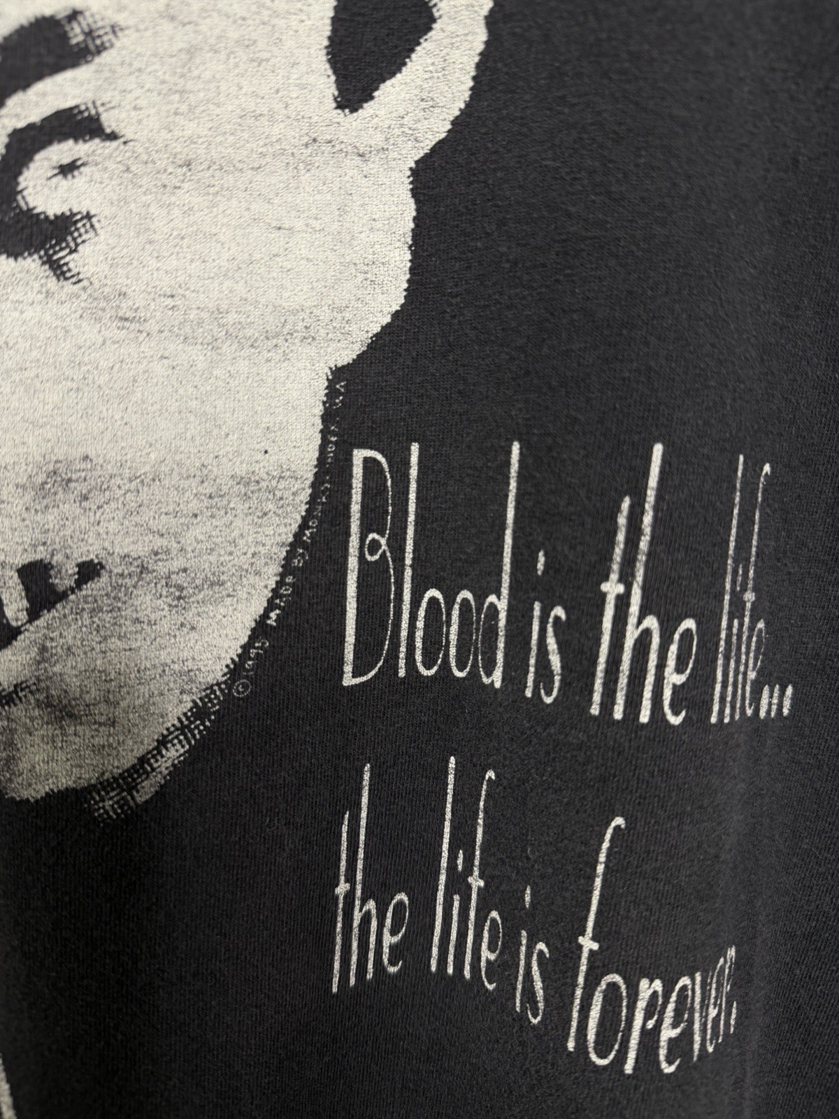 VERY RARE 1995 Nosferatu Blood is the Life Horror Movie T-Shirt - size Large gallery