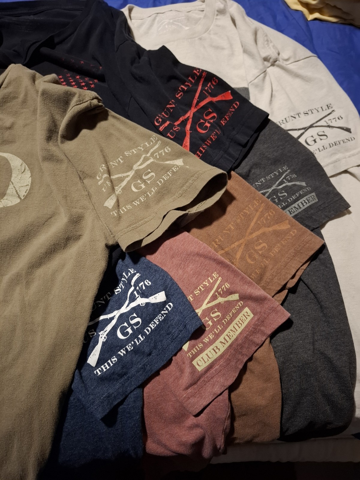 Grunt Style Men's Lot of 7 XL Regular Crew Neck Short Sleeve Graphic Tees gallery
