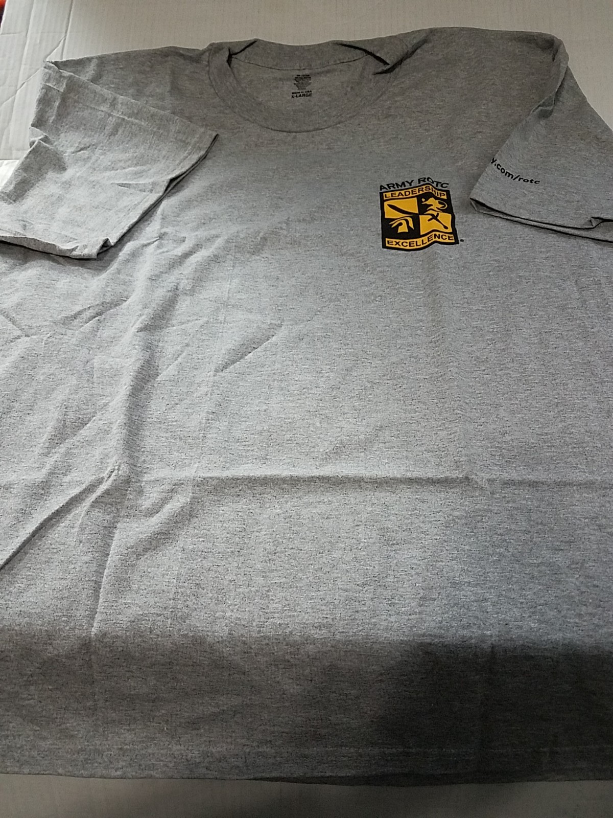 ARMY ROTC LEADERSHIP EXCELLENCE TSHIRT SIZE XL NEW MADE IN THE USA