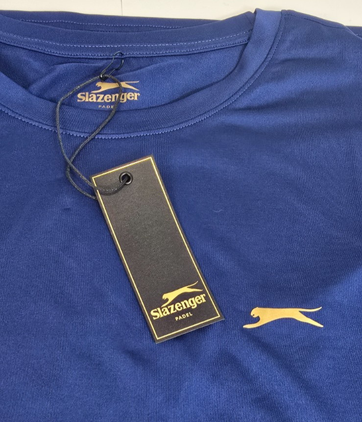 Slazenger Padel - Tim Tee II - COOLMAX AIR Short Sleeve T-Shirt - Blue gallery