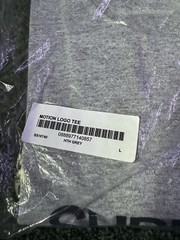 SS16 SUPREME MOTION LOGO T-SHIRT TEE GRAY