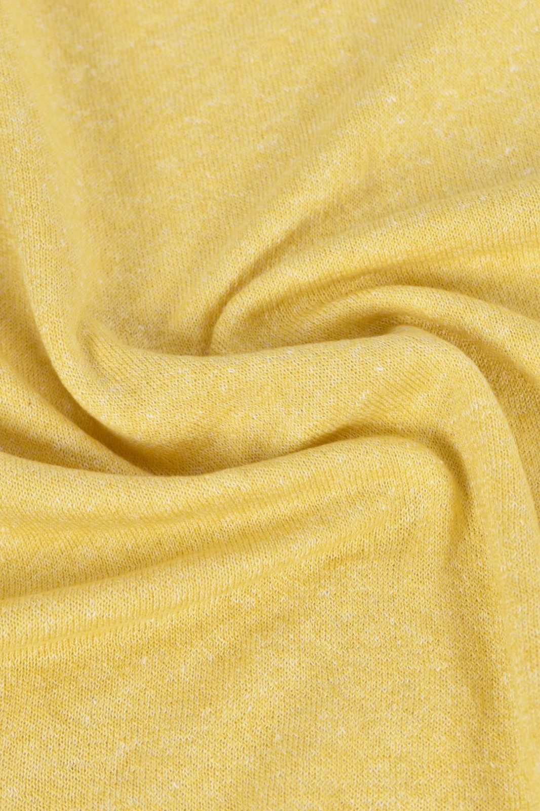 STILE LATINO t-shirt linen cotton EU 56 US 46 yellow melange normal fit gallery