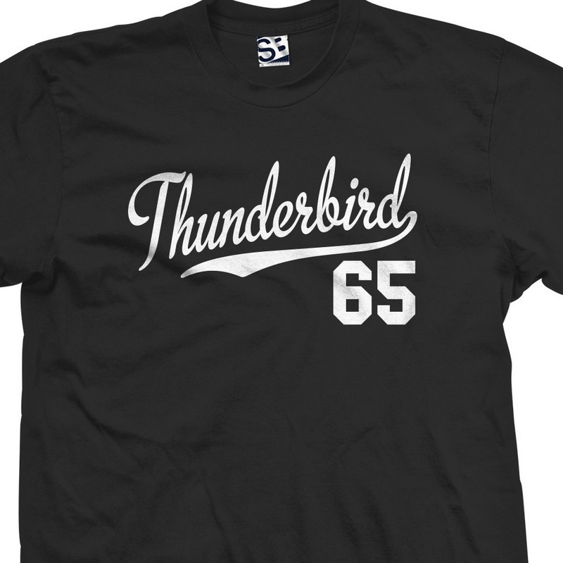 Thunderbird 65 Script Tail Shirt | 1965 T-Bird Classic Car | Unisex gallery
