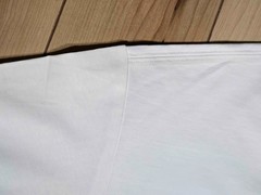 Heavyweight 240G Oversized Blank White T-Shirt Boxy Drop Shoulder Streetwear Tee