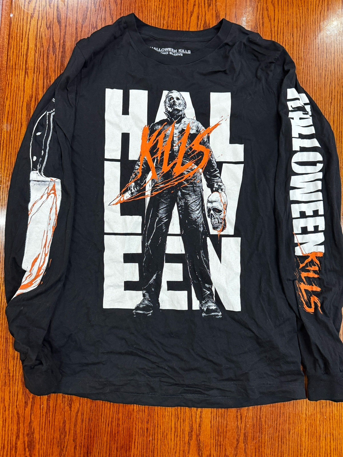Halloween Kills Longsleeve Large Horror Michael Myers Fright Rags John Carpenter