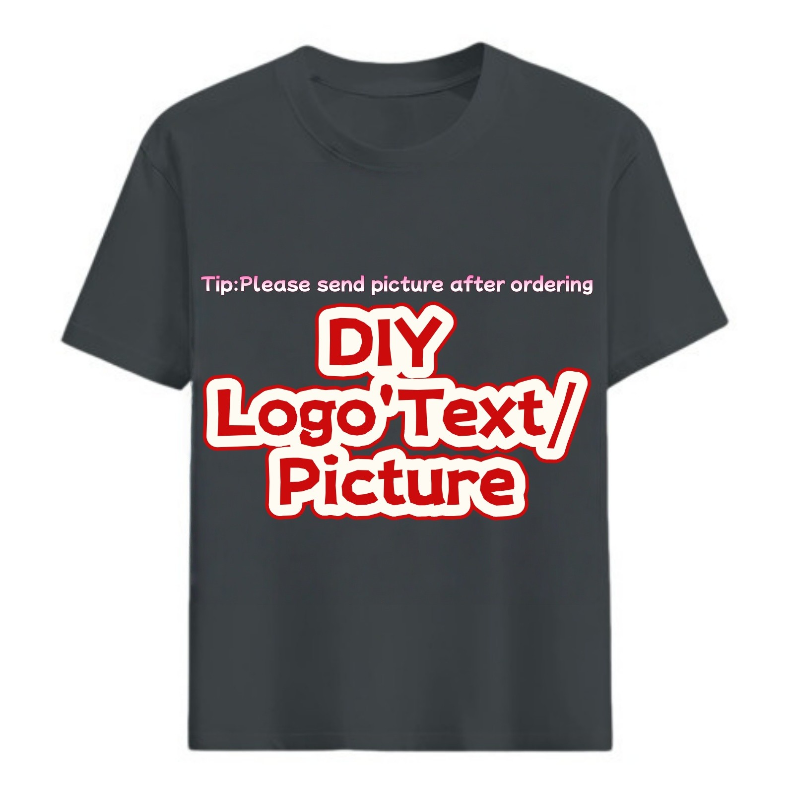 Customized Print T Shirt for Men Women DIY Your Like Photo or Logo Tops Tees gallery