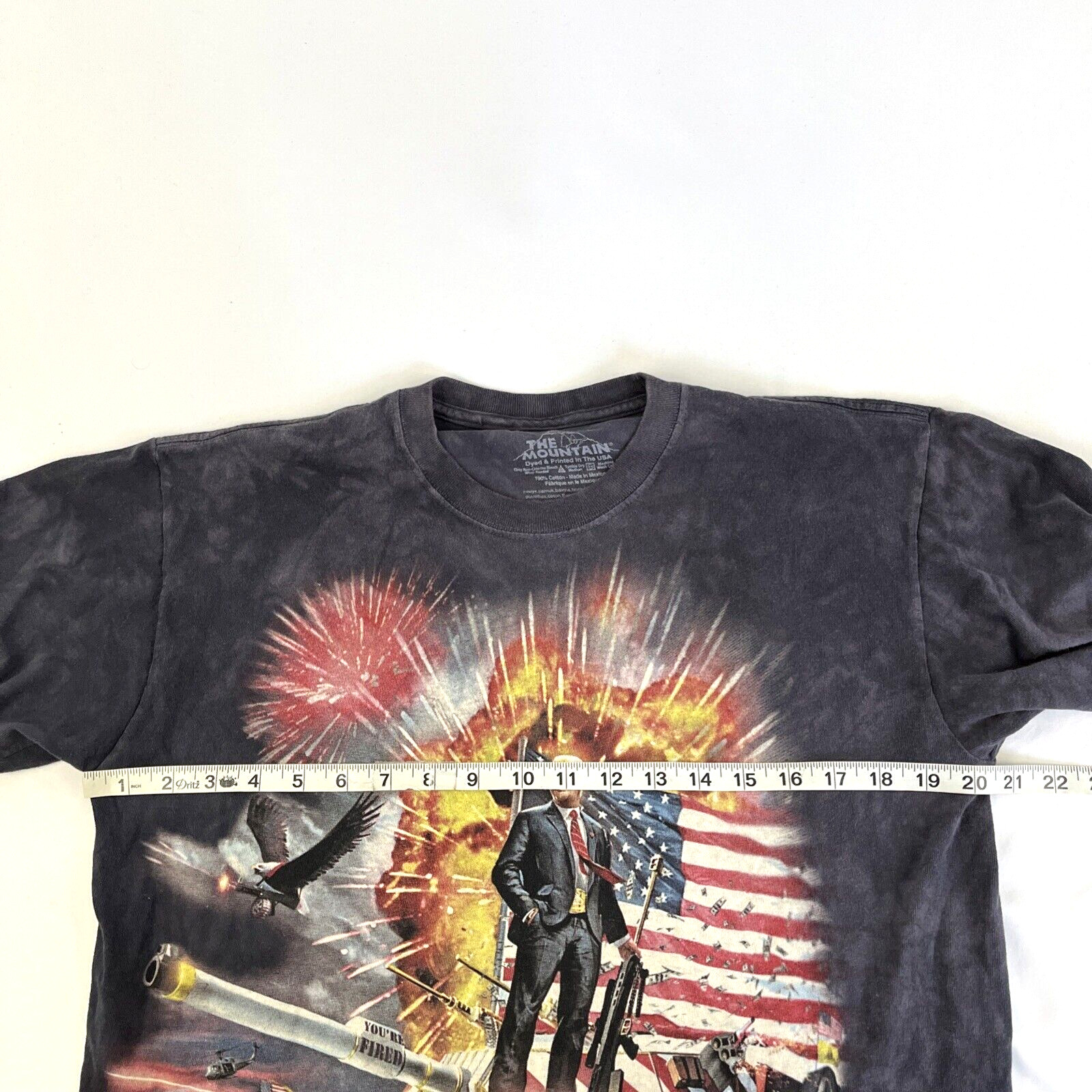Mens The Mountain Donald Trump Americana T-Shirt Sz M Discontinued Tie-Dyed gallery
