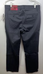 NWT Alfani Men’s 32 X 29 Gray Stretch Slim Fit Flat Front Dress Pants $60