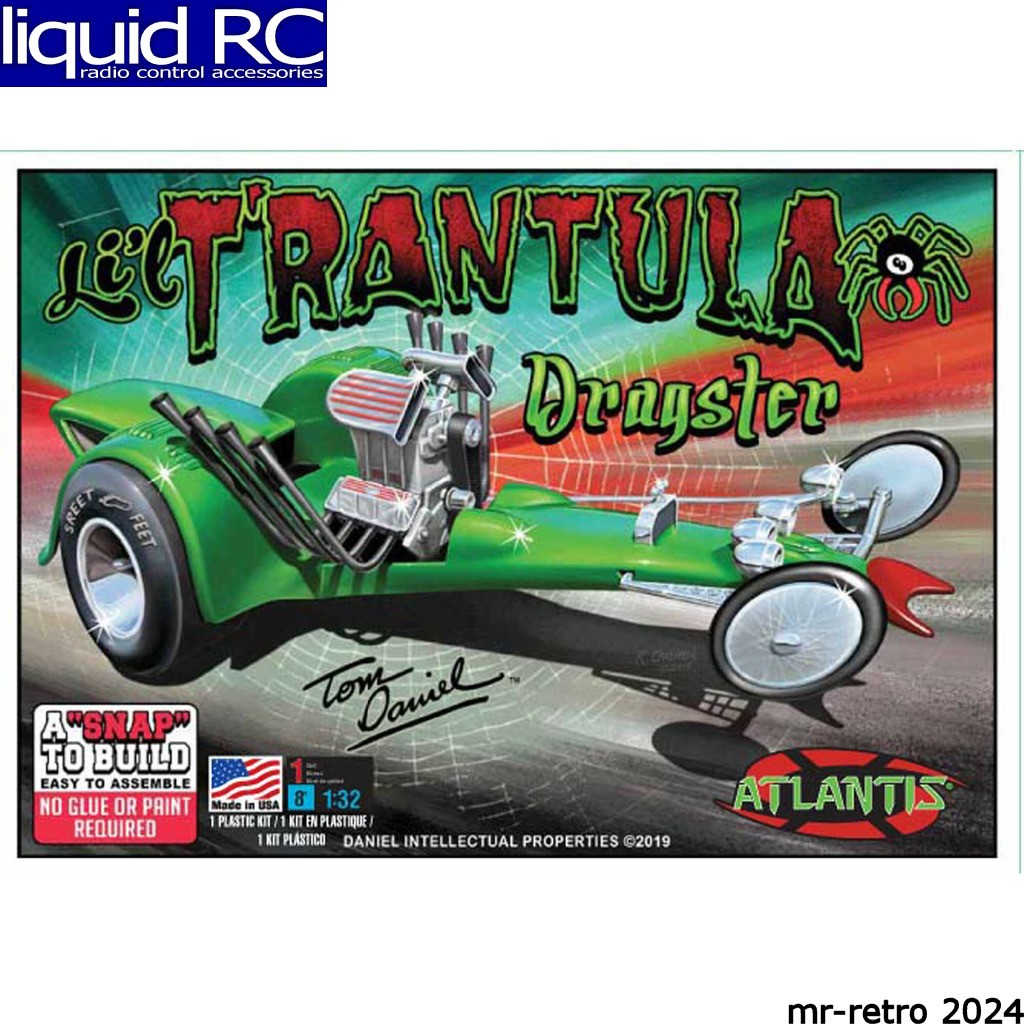 Atlantis Models M6651 Tom Daniel Lil Trantula Show Rod Snap 1/32