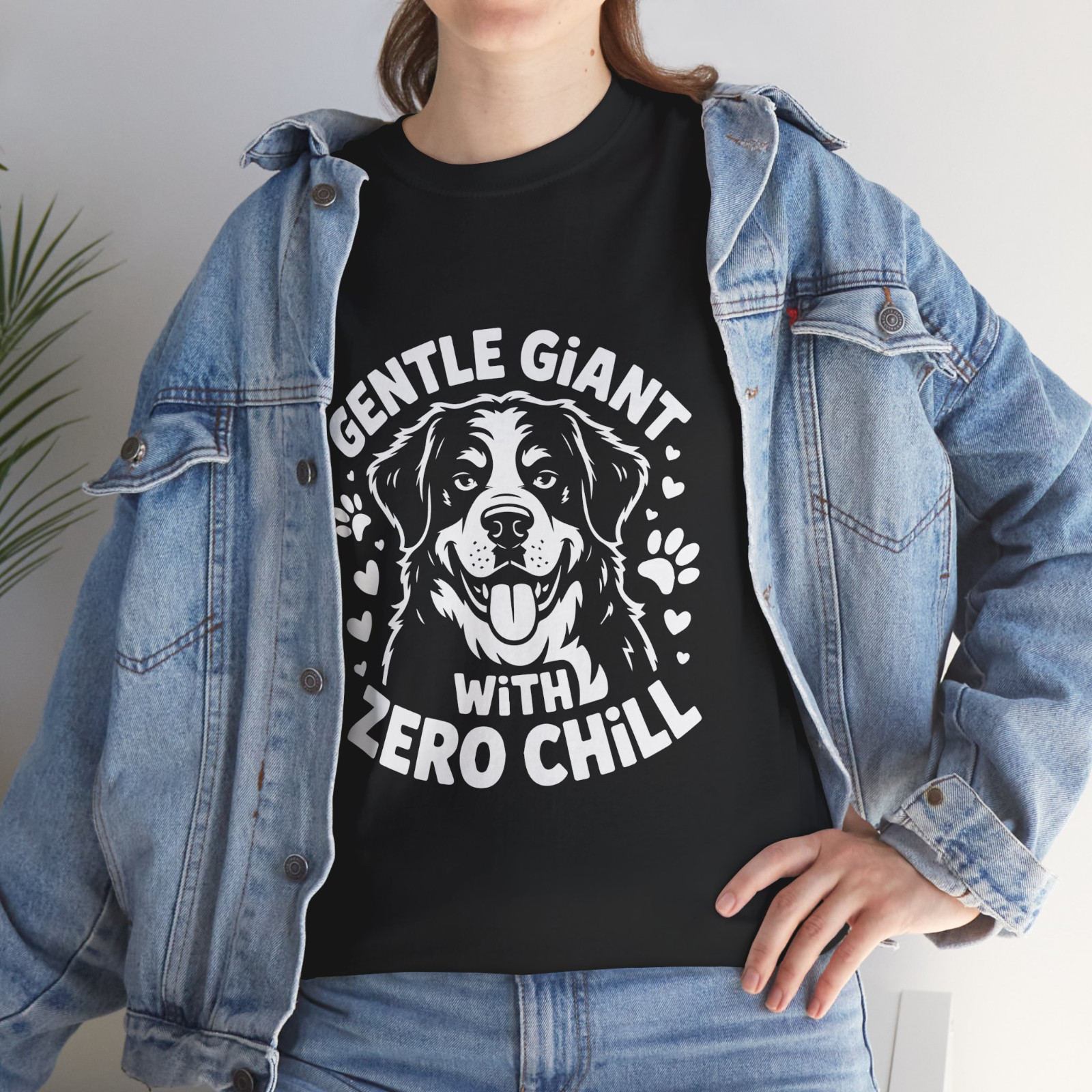 Gentle Giant Zero Chill Funny Dog Shirt Big Dog T Shirt Gift Pet Lover Tee gallery