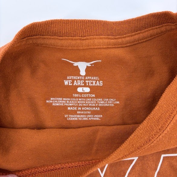 Texas Longhorns Long Sleeve Shirt Mens Large Burnt Orange Apparel We Are Texas gallery