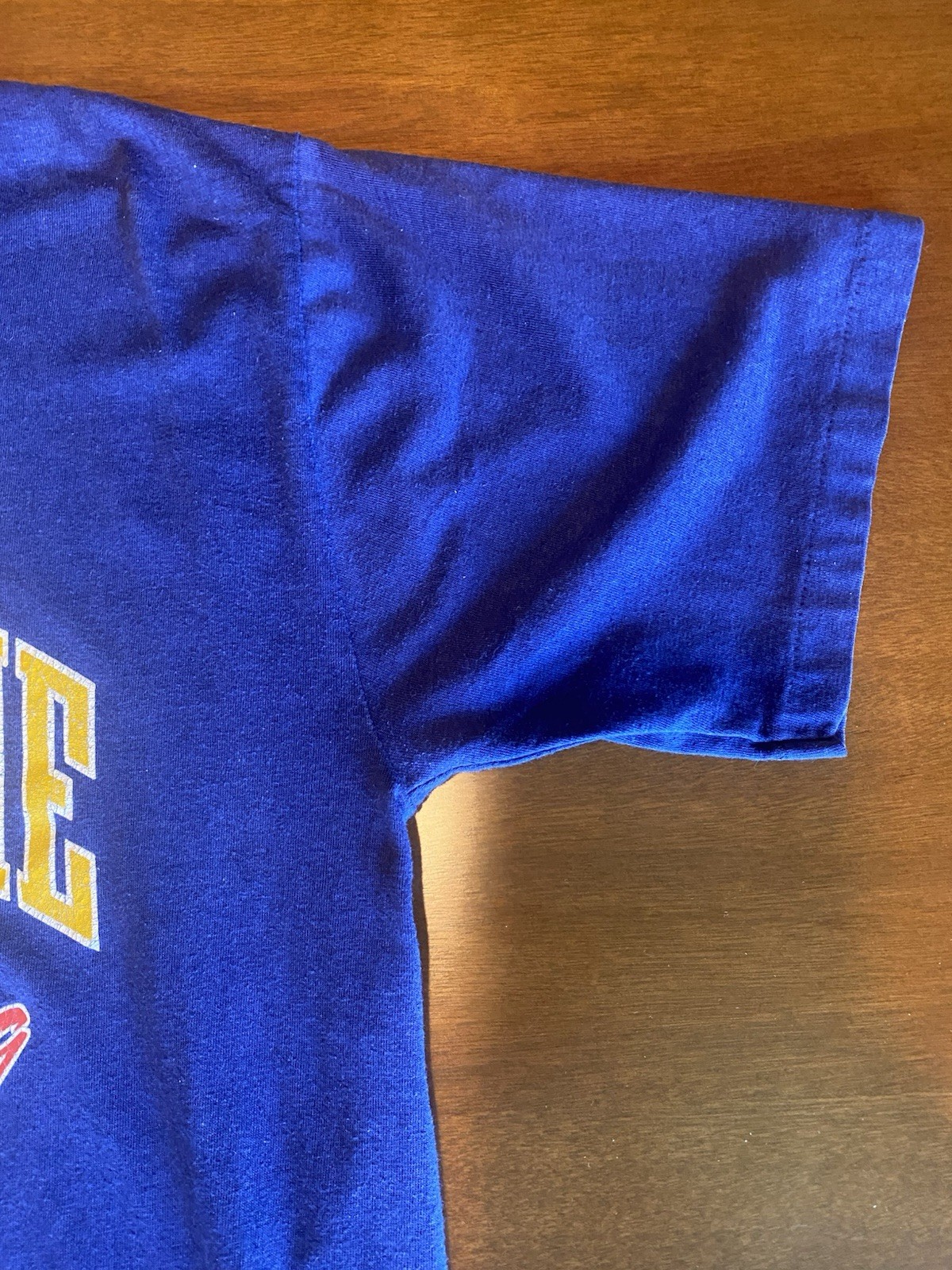 VTG 1989 Sunkist Fiesta Bowl Notre Dame University Football Blue SS T-shirt gallery