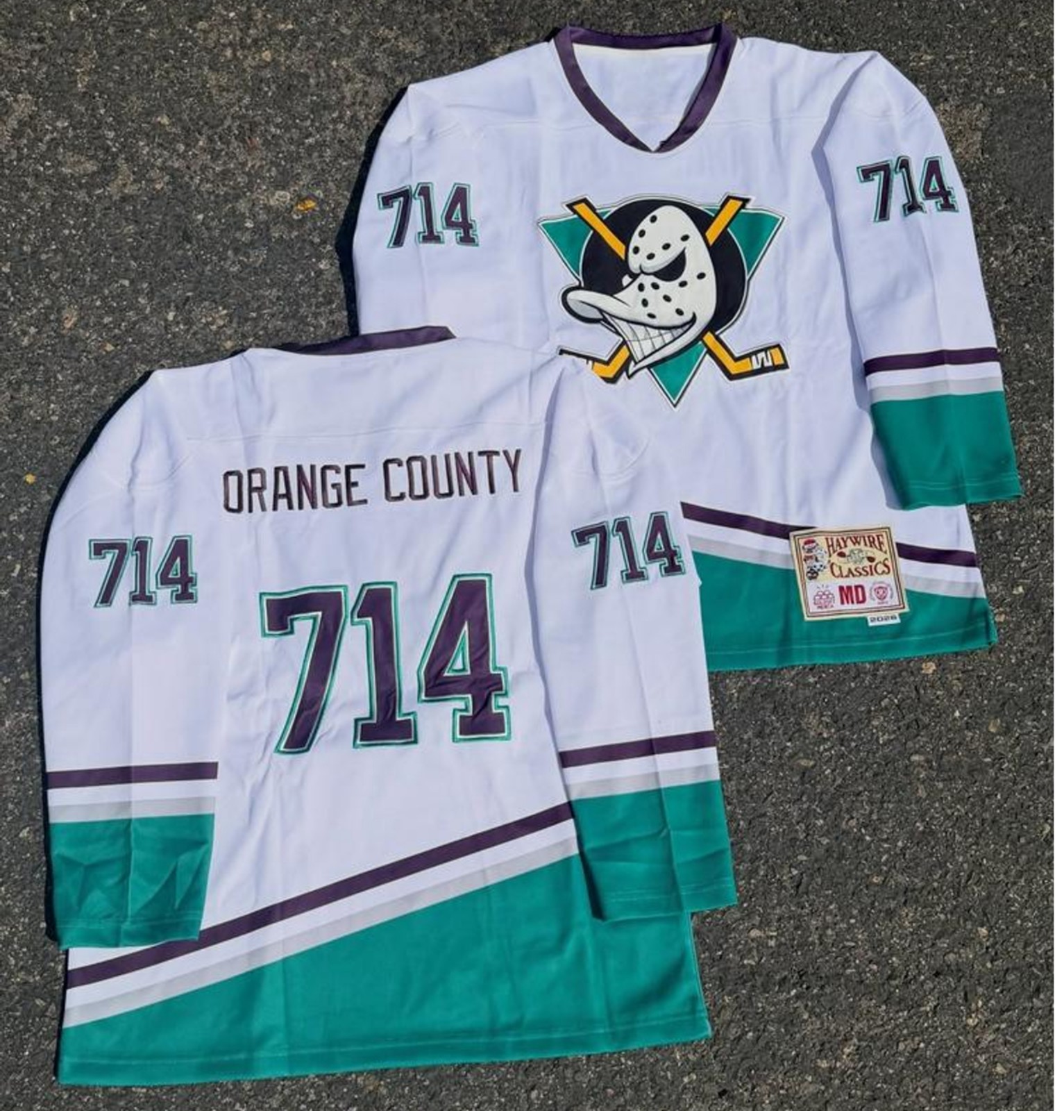 Haywire ORANGE COUNTRY Anaheim City Duck Jersey INSPIRED
