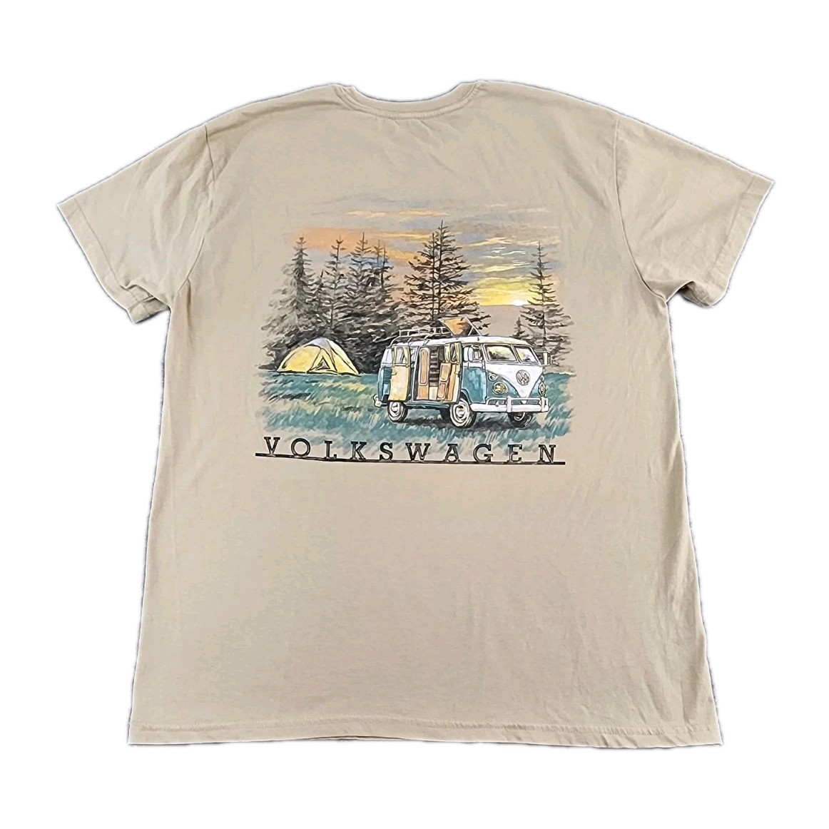 Volkswagen Shirt Mens Medium Bus Type 2 VW Camping Outdoor Hiking Surf Adult A46 gallery