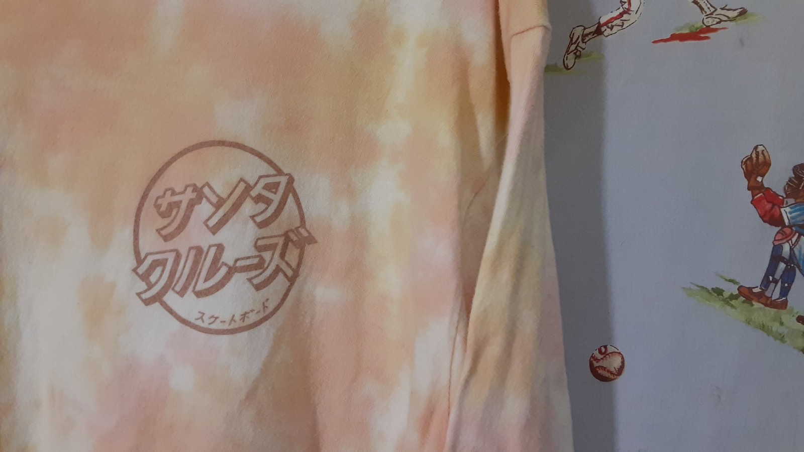 🛹 Santa Cruz Tie-Dye Dot Graphic T-Shirt See Measurements Skate Surf gallery