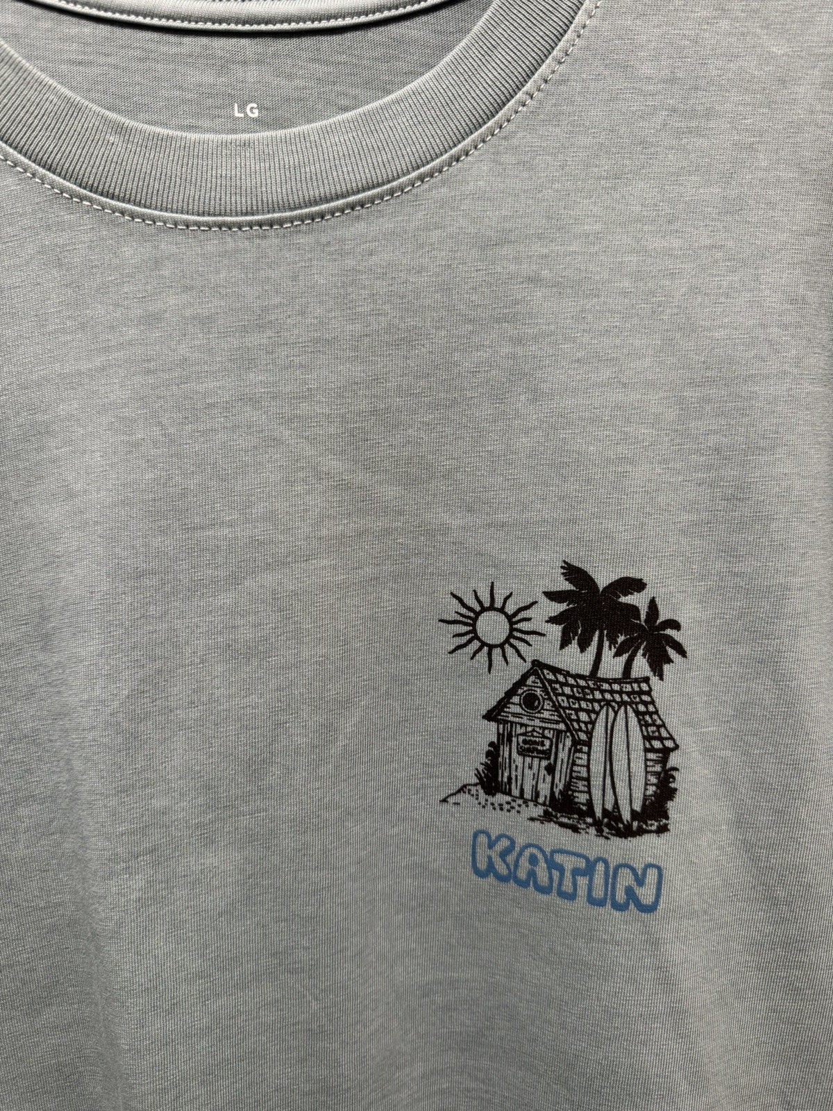 Katin large Men T-shirt Logo 100% Organic Cotton Air Force Blue gallery