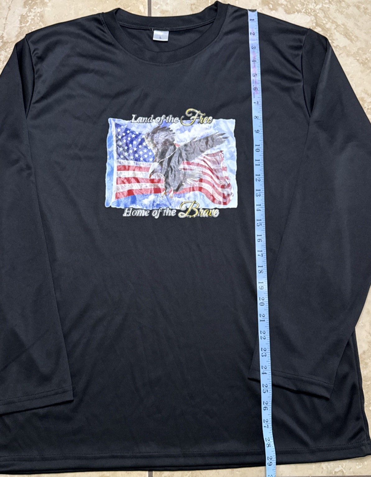 Land Of The Free Home Of The Brave Long Sleeve Tyler Robinson Sz Large gallery