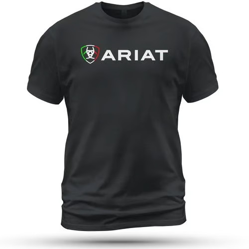 Ariat International Logo T-Shirt Funny Size S-5XL Made in USA
