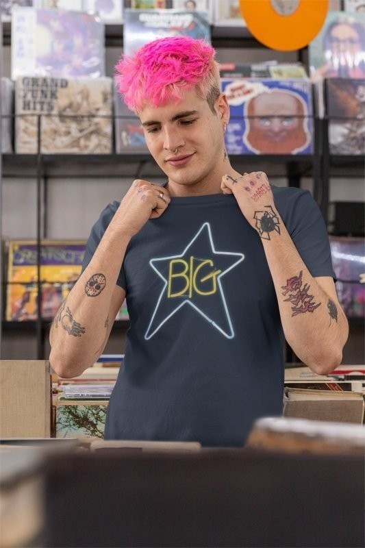 Big Star 1 Record Music Distressed Print T-shirt gallery
