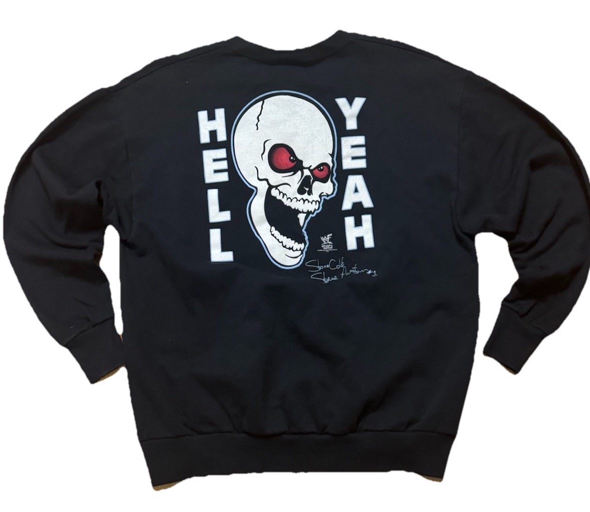 Vtg WWF 1999 Stone Cold Steve Austin Wanna Raise Some Hell Sweatshirt XL RARE