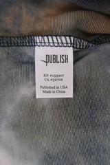 Publish Brand Cosimo Bleach Tie-Dye Green Orange Tank Top Men’s XL Brand New