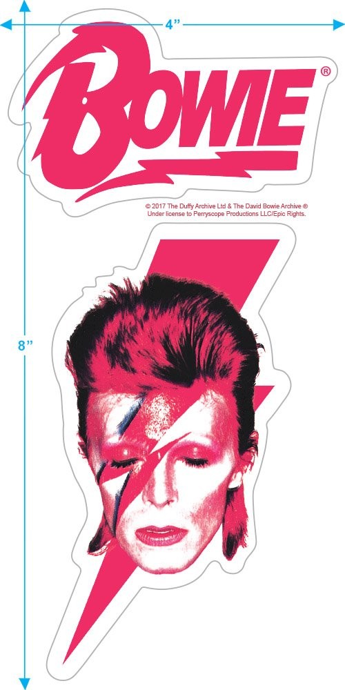 Popfunk David Bowie Aladdin Sane Album Art T-shirt (X-Large) White gallery