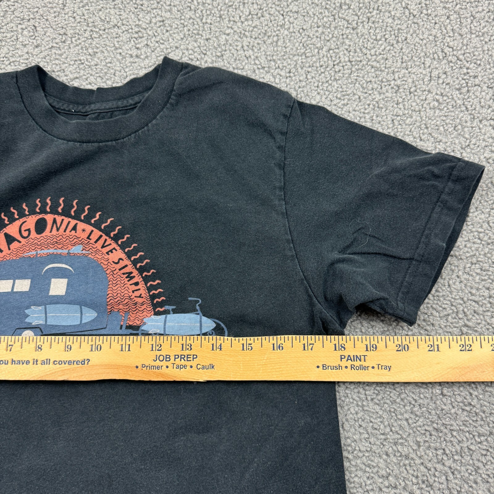 Patagonia Shirt Mens Small Black Lives Simply 100% Organic Cotton Tee Slim Fit gallery