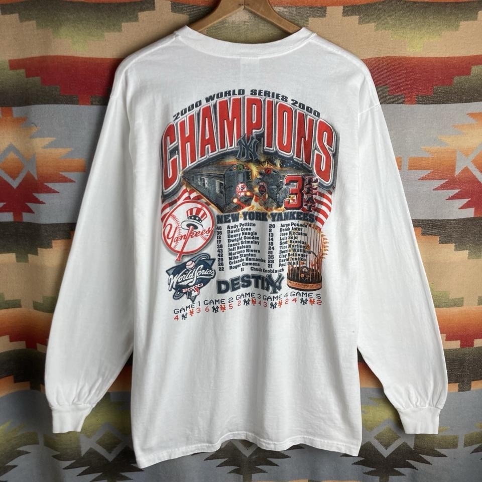 VTG 2000 New York Yankees MLB Baseball World Series Champions T-shirt Mens XL gallery
