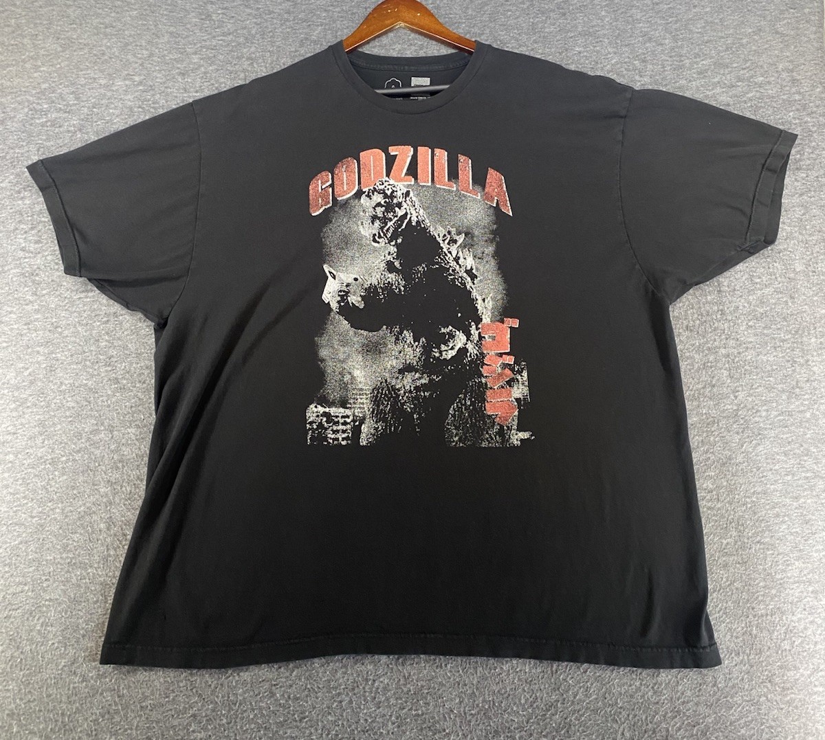 Godzilla T Shirt Mens Graphic Tee 3XL Black Short Sleeve Crew Neck See Pics gallery