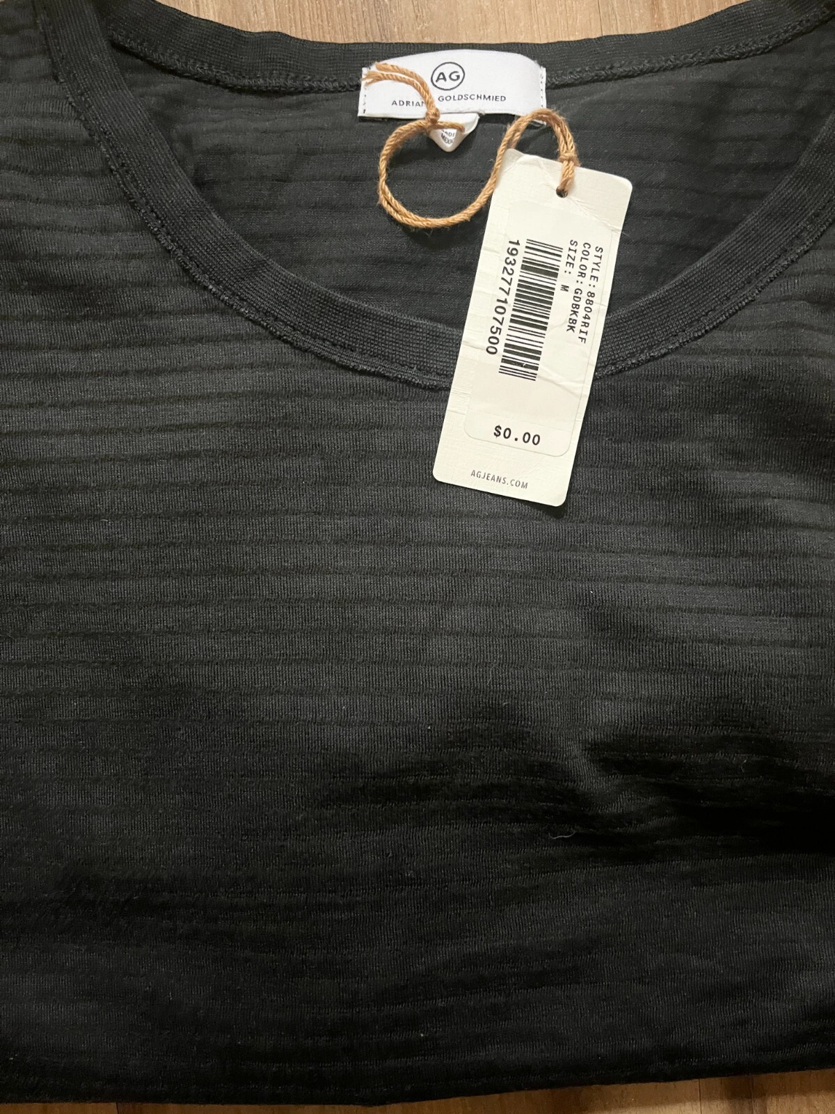Adriano Goldschmied Men’s Crewneck Stripe T-Shirt NWT gallery