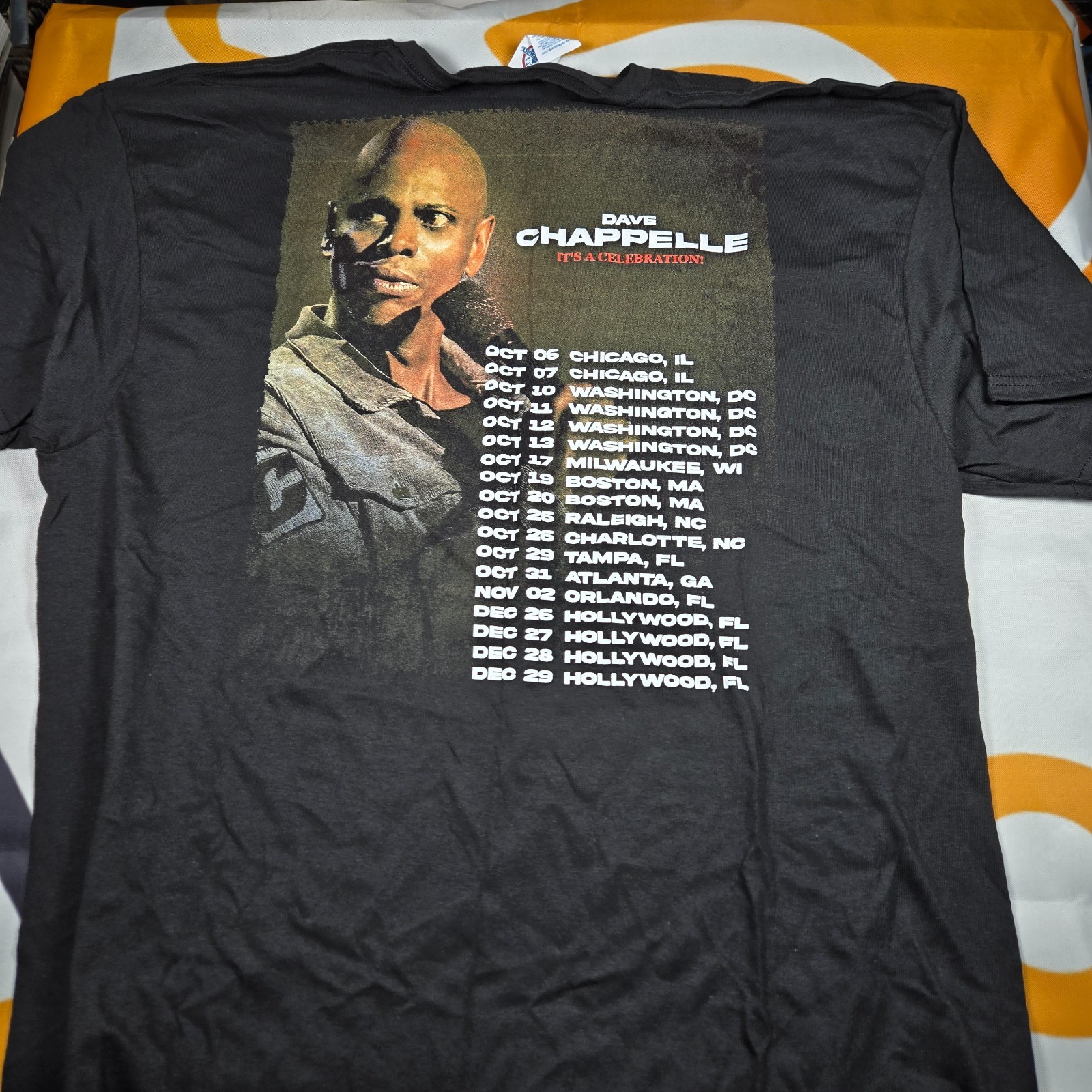 Dave Chappelle Its A Celebration Tour 2023 Shirt Comedy Special Multiple Sizes gallery