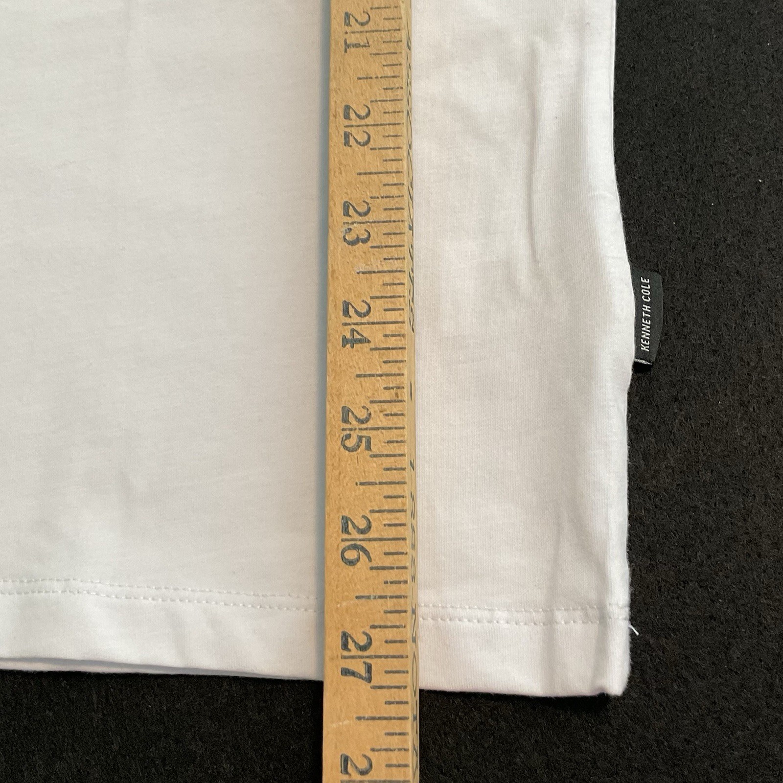 Kenneth Cole Graphic Tee shirt Men's Size Medium The Core Edit Collection White gallery