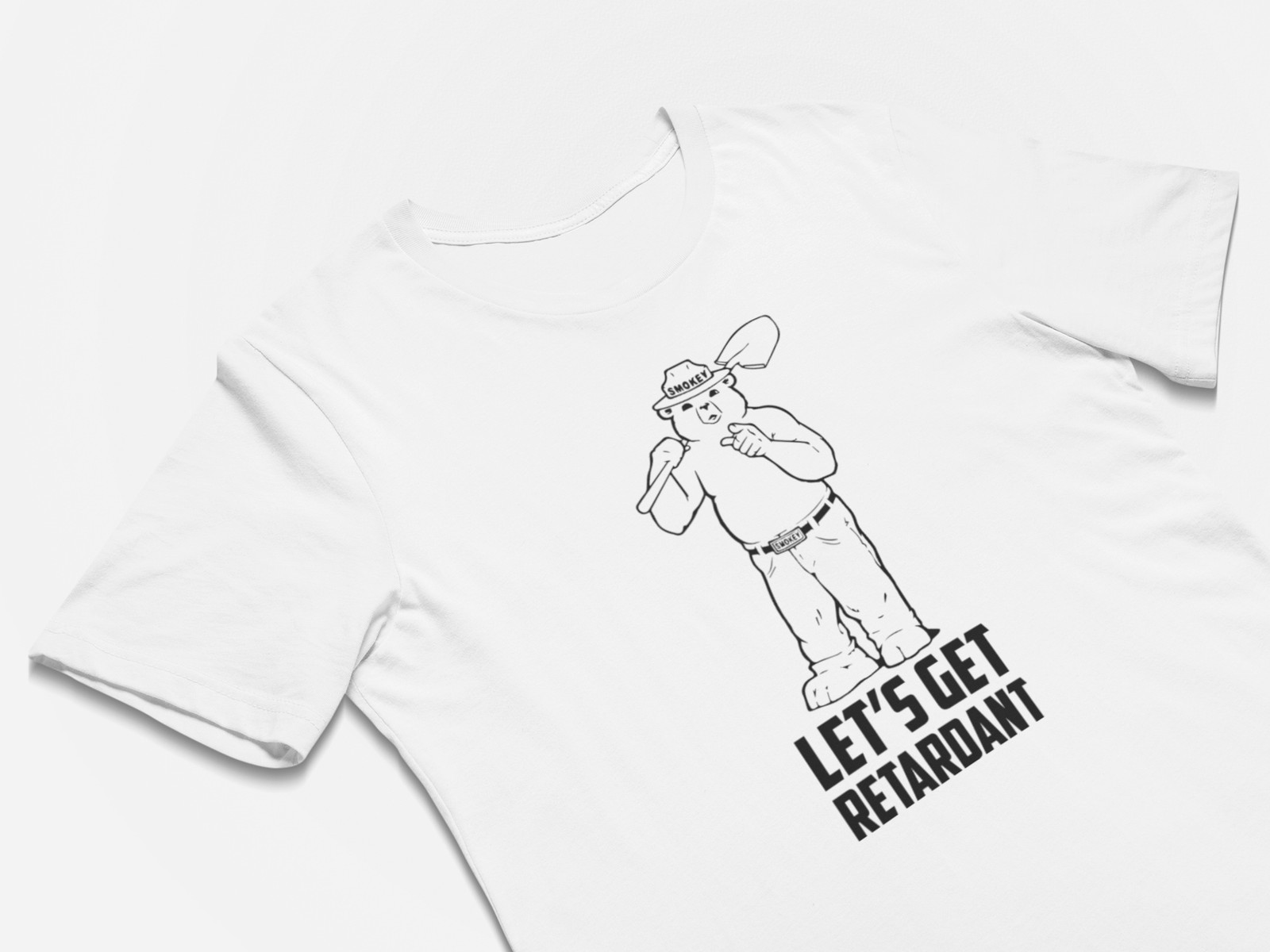 Let's Get Retardant Smokey The Bear Funny Firefighters Gift Ideas Shirt gallery