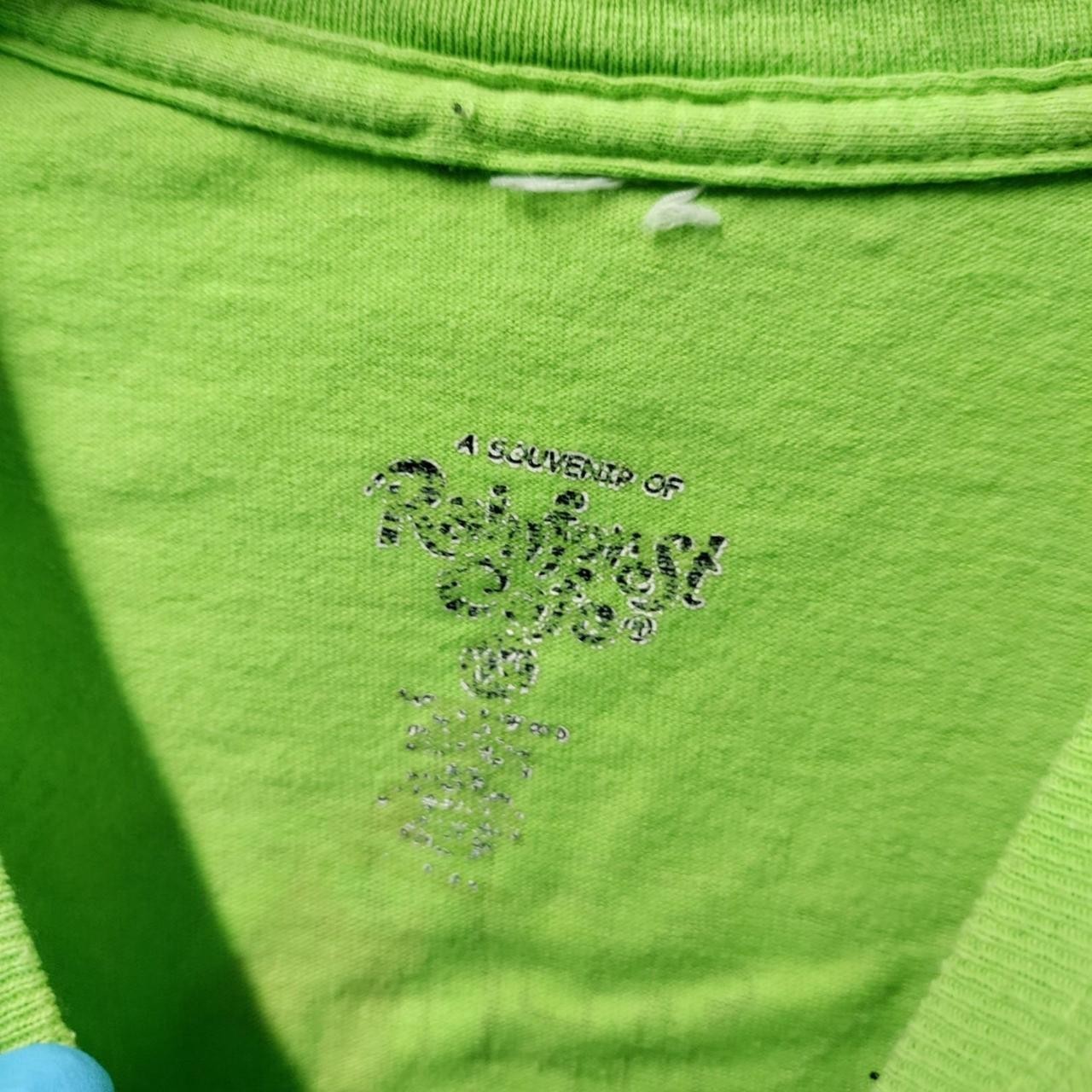 vintage rainforest cafe shirt Disney The Waters Fine Tee Green Wear 2xl A257 gallery