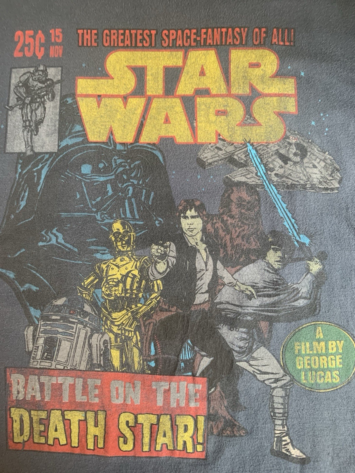 Star Wars, Battle on the Death Star T-Shirt, File by George Lucas,
