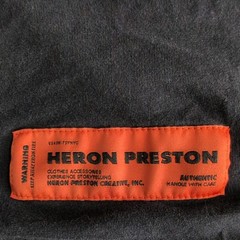 HERON PRESTON Cranes in Lotus Pond Graphic Short Sleeves Tee Medium Y2K Orange